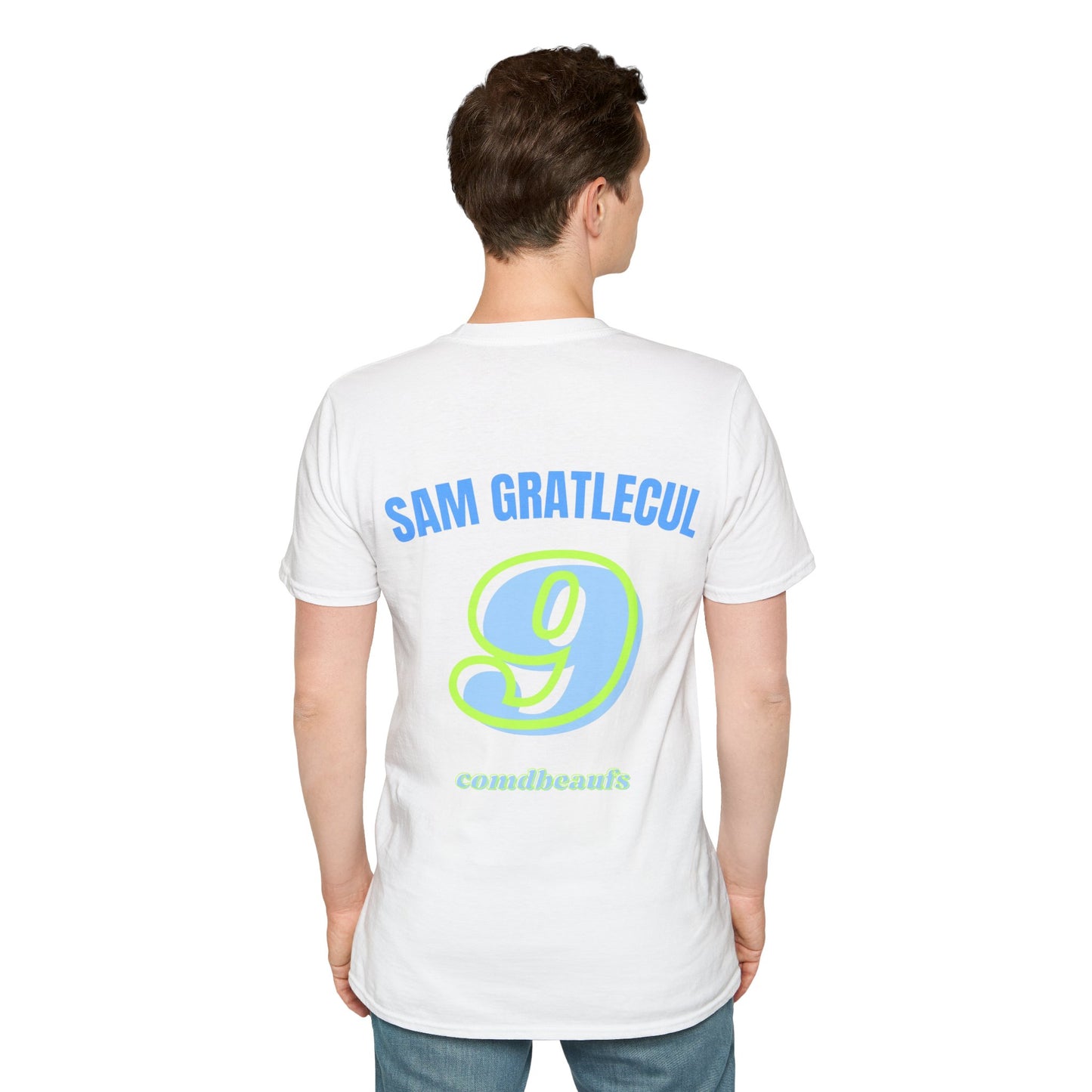 T-shirt type maillot " Sam Gratlecul " Com'd Beaufs - UNISEX