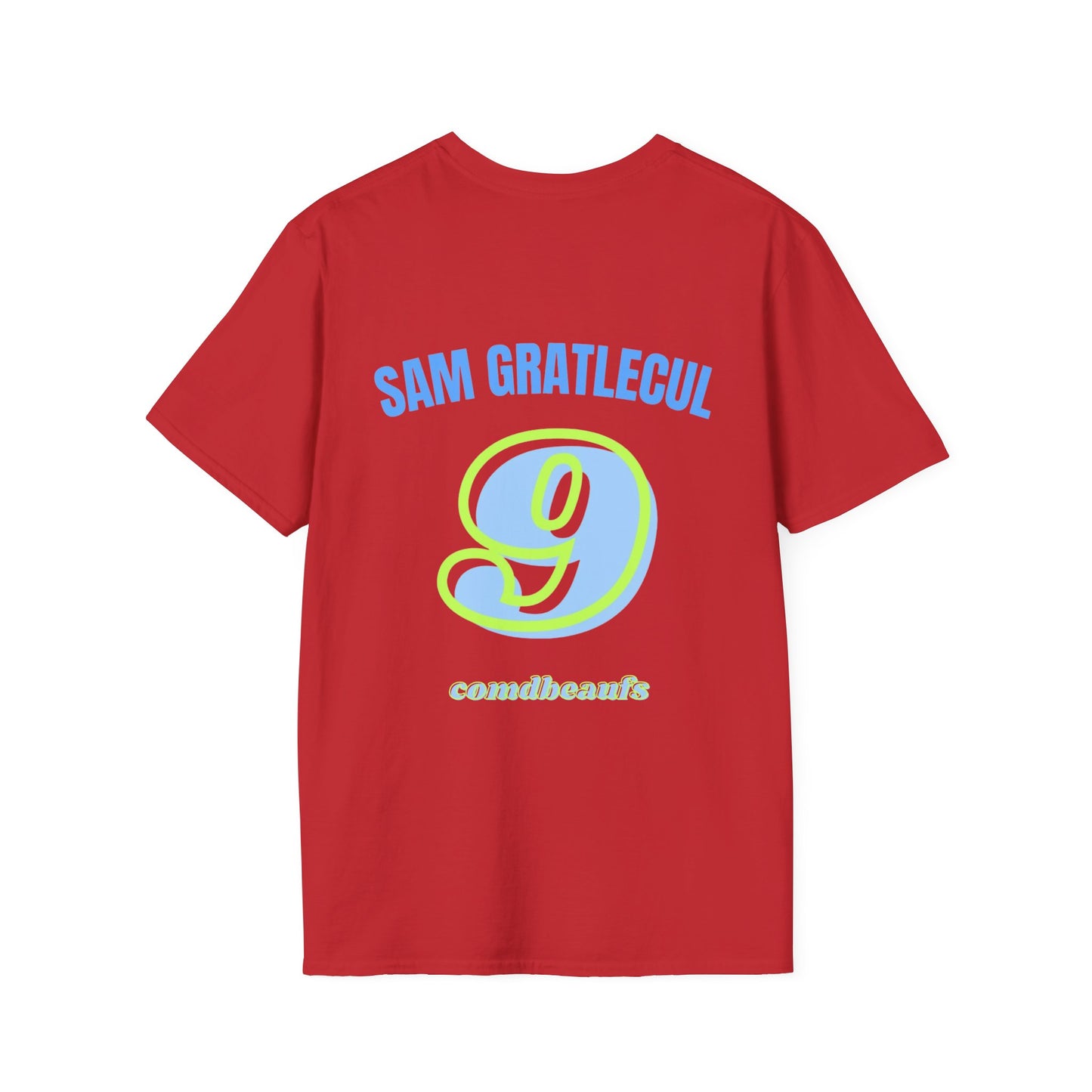 T-shirt type maillot " Sam Gratlecul " Com'd Beaufs - UNISEX
