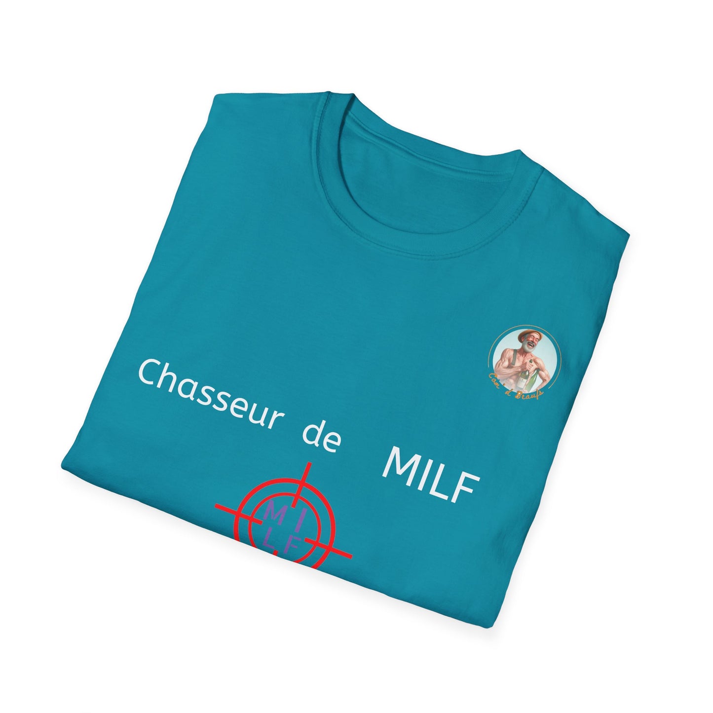 T-Shirt "Chasseur De Milf" Com'd Beaufs - UNISEX