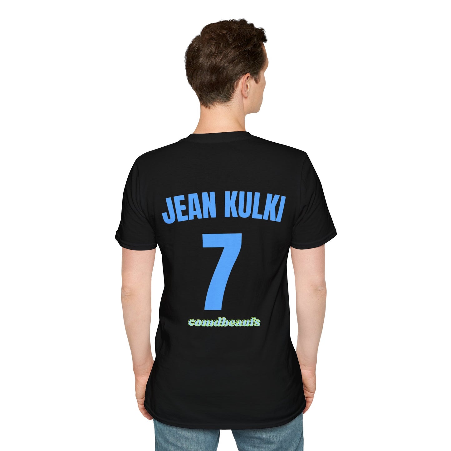 T-shirt type maillot " Jean Kulki " Com'd Beaufs - UNISEX