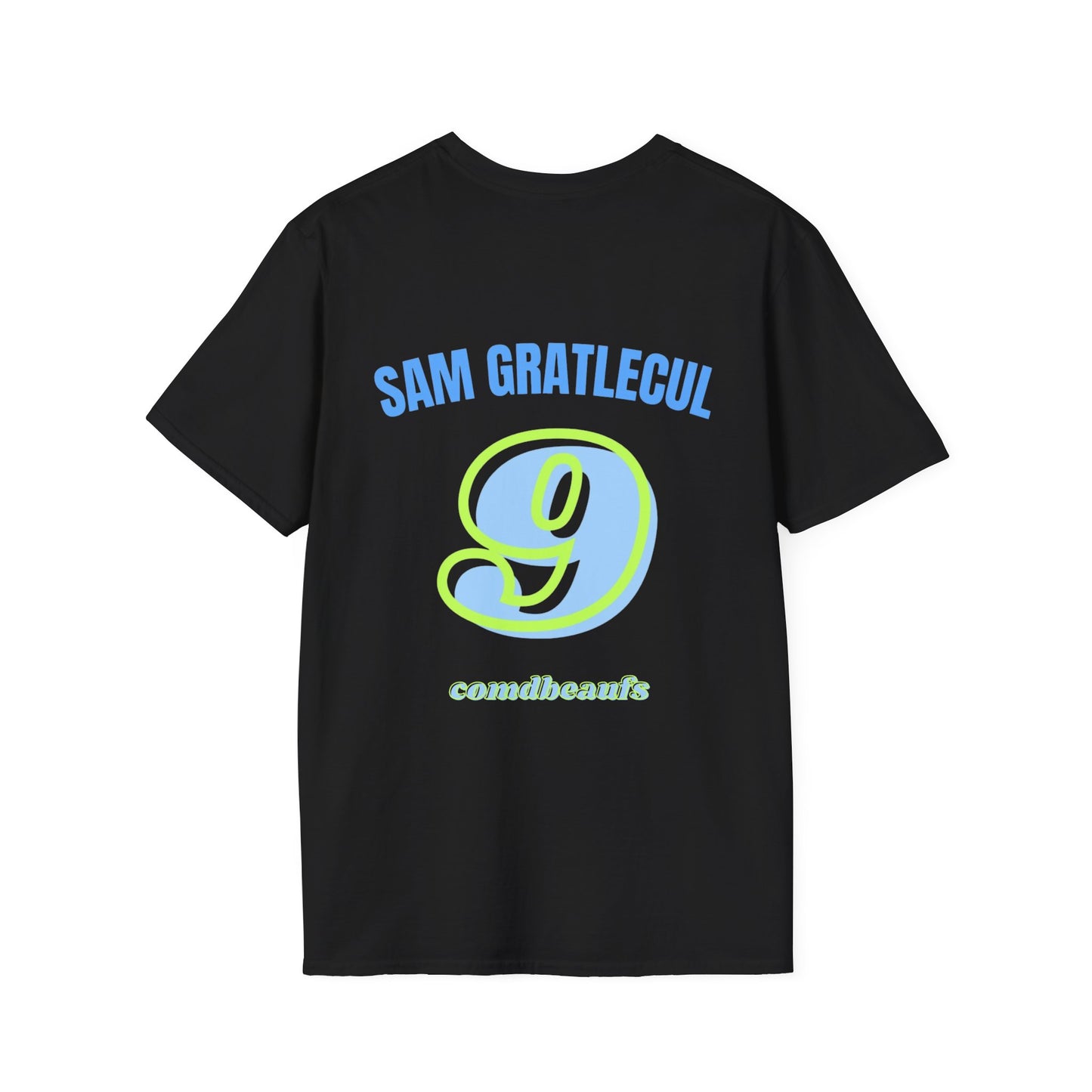 T-shirt type maillot " Sam Gratlecul " Com'd Beaufs - UNISEX