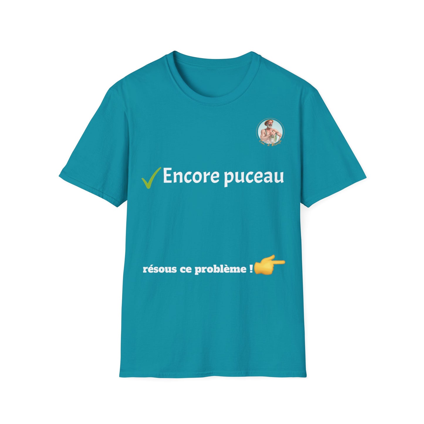 T-shirt "encore puceau" Com'd Beaufs - UNISEX