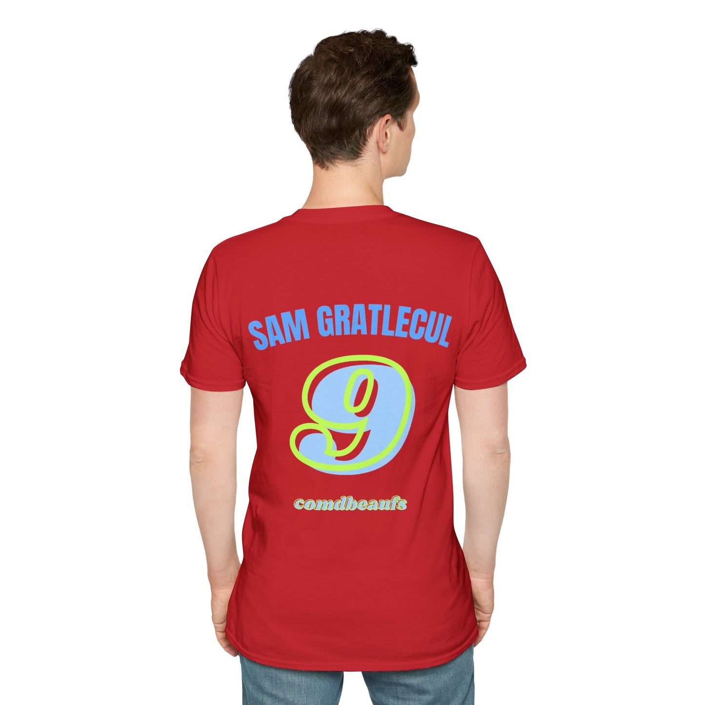 T-shirt type maillot " Sam Gratlecul " Com'd Beaufs - UNISEX