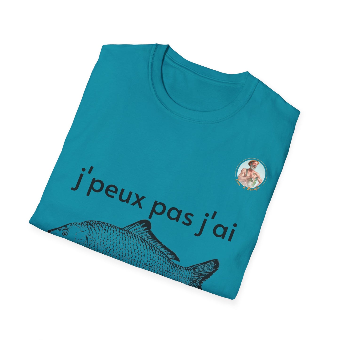 T-Shirt j'peux pas j'ai pêche Com'd Beaufs - UNISEX