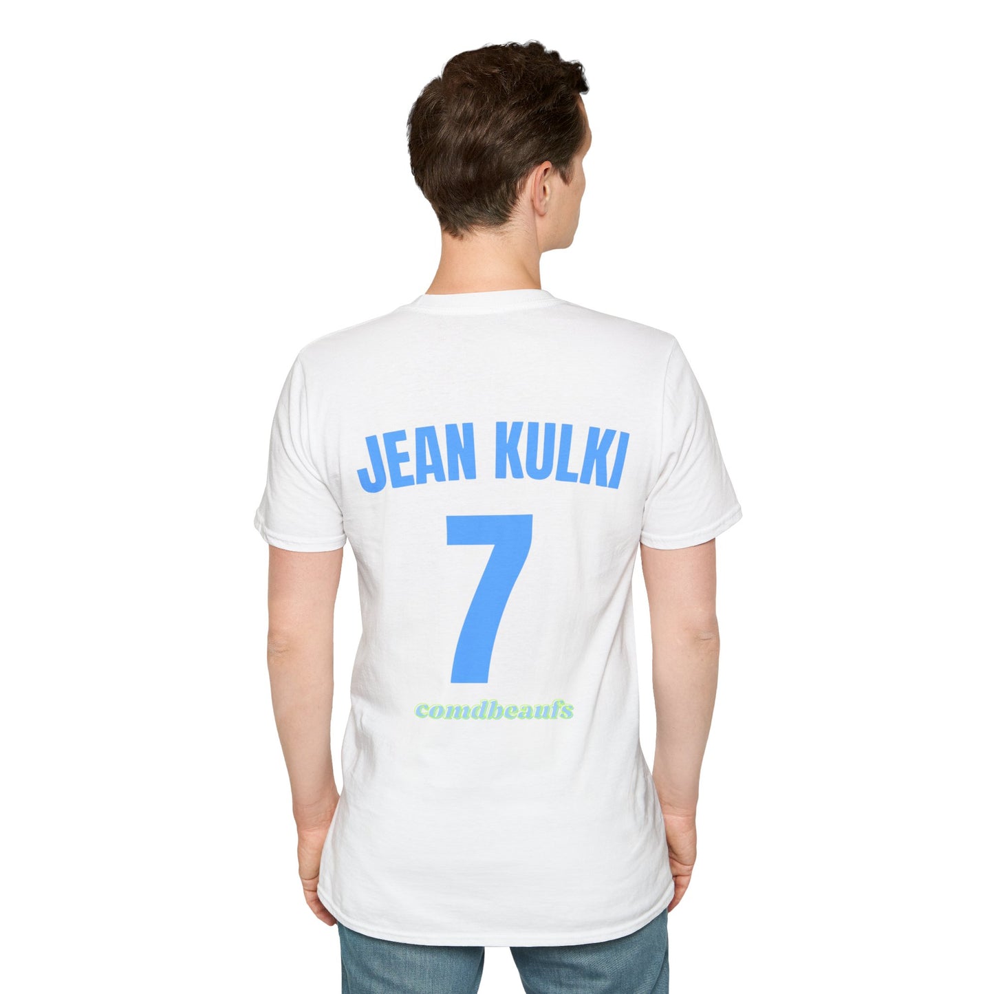 T-shirt type maillot " Jean Kulki " Com'd Beaufs - UNISEX