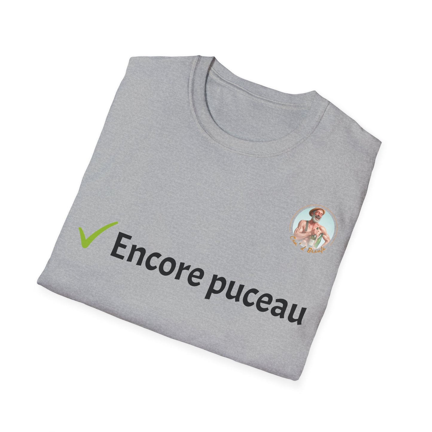 T-shirt "encore puceau" Com'd Beaufs - UNISEX
