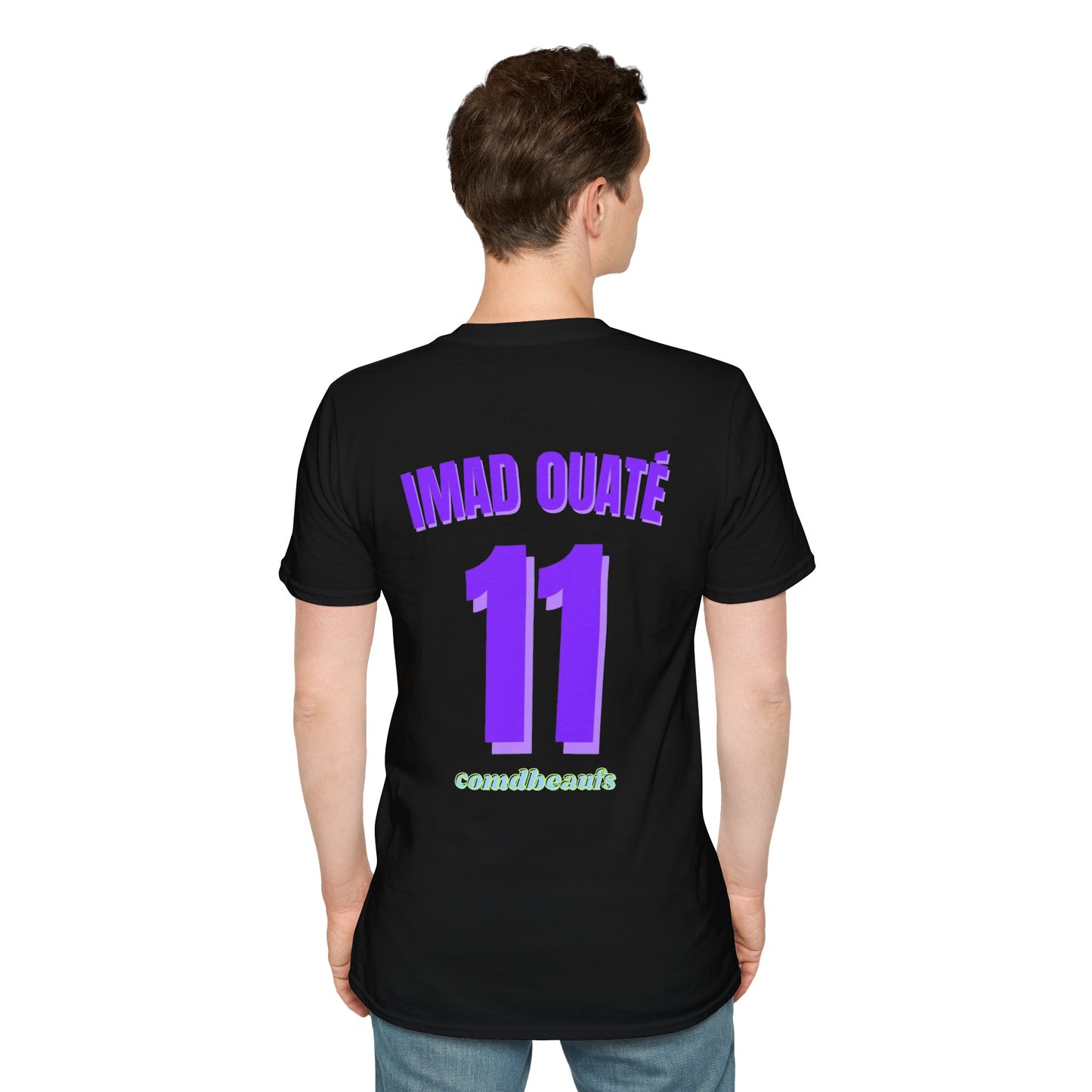 T-shirt type maillot " Imad Ouaté " Com'd Beaufs - UNISEX