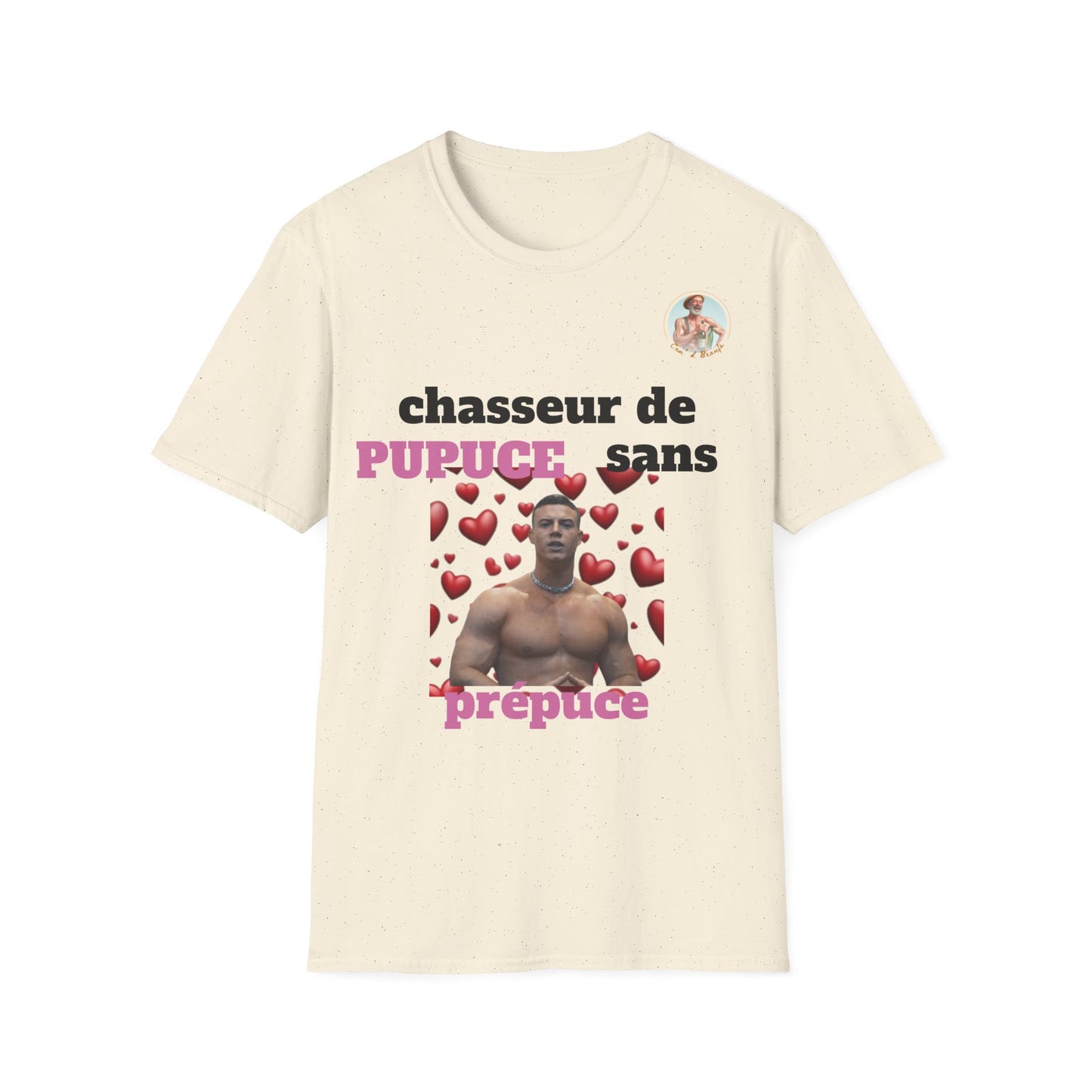 T-Shirt "Chasseur Pupuce sans prépuce " Com'd Beaufs - UNISEX
