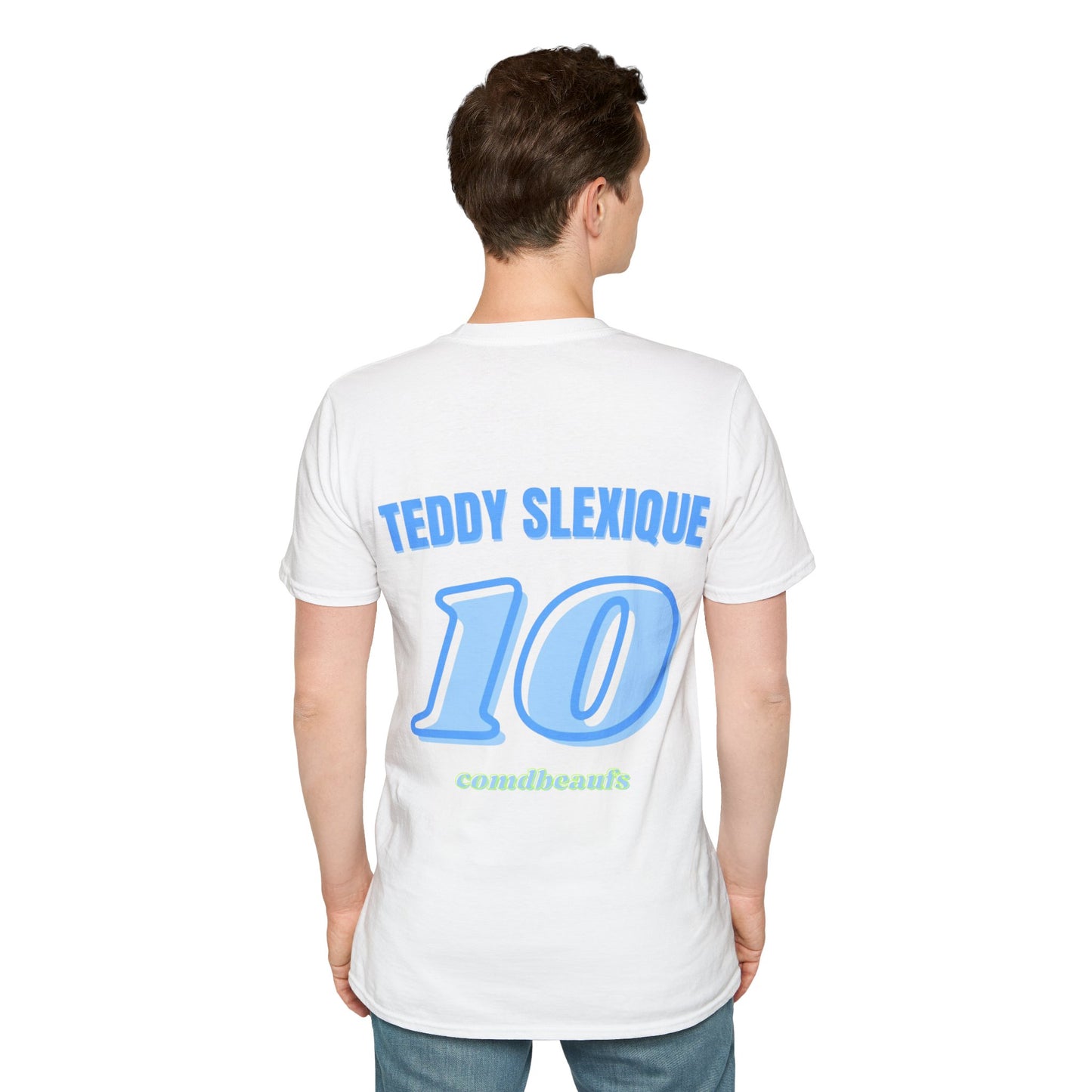 T-shirt type maillot " Teddy Slexique" Com'd Beaufs - UNISEX