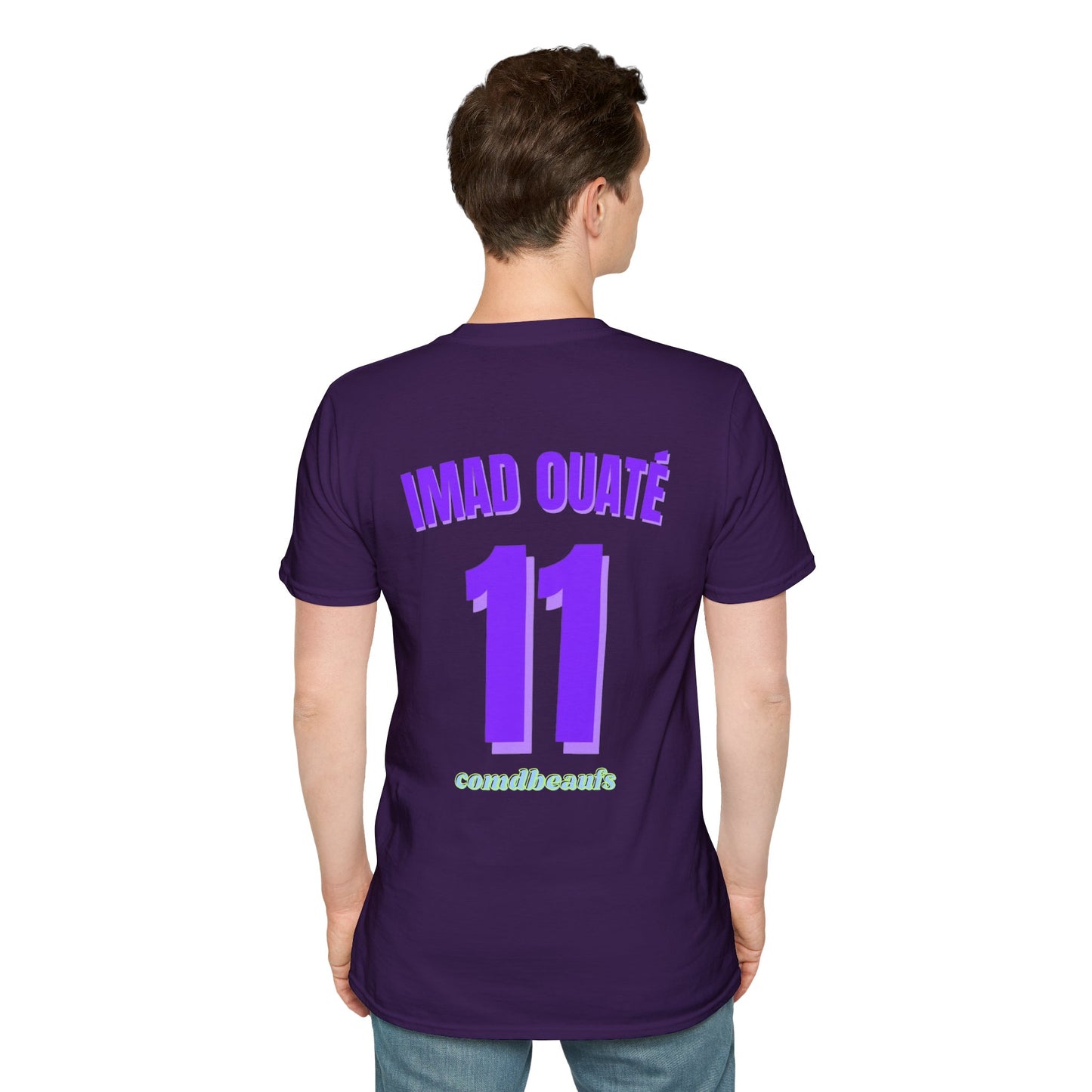 T-shirt type maillot " Imad Ouaté " Com'd Beaufs - UNISEX