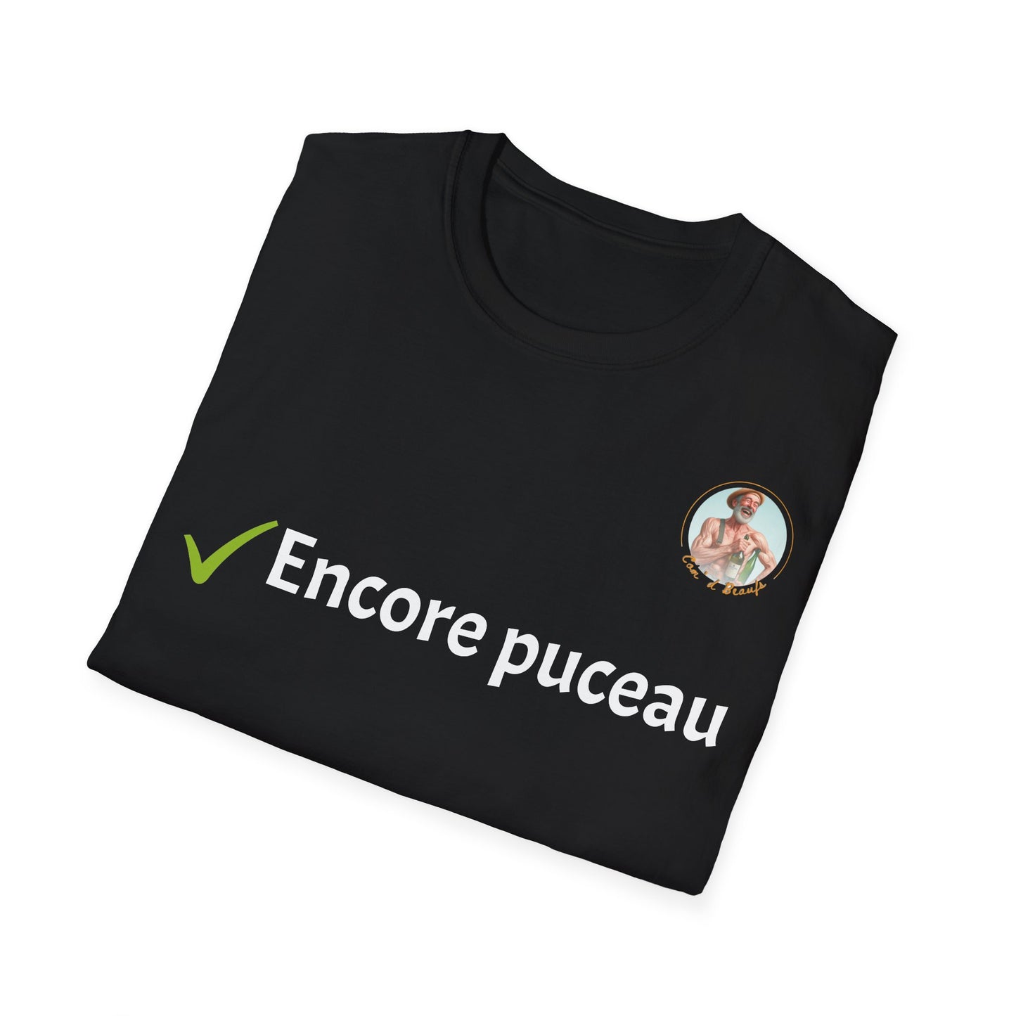 T-shirt "encore puceau" Com'd Beaufs - UNISEX