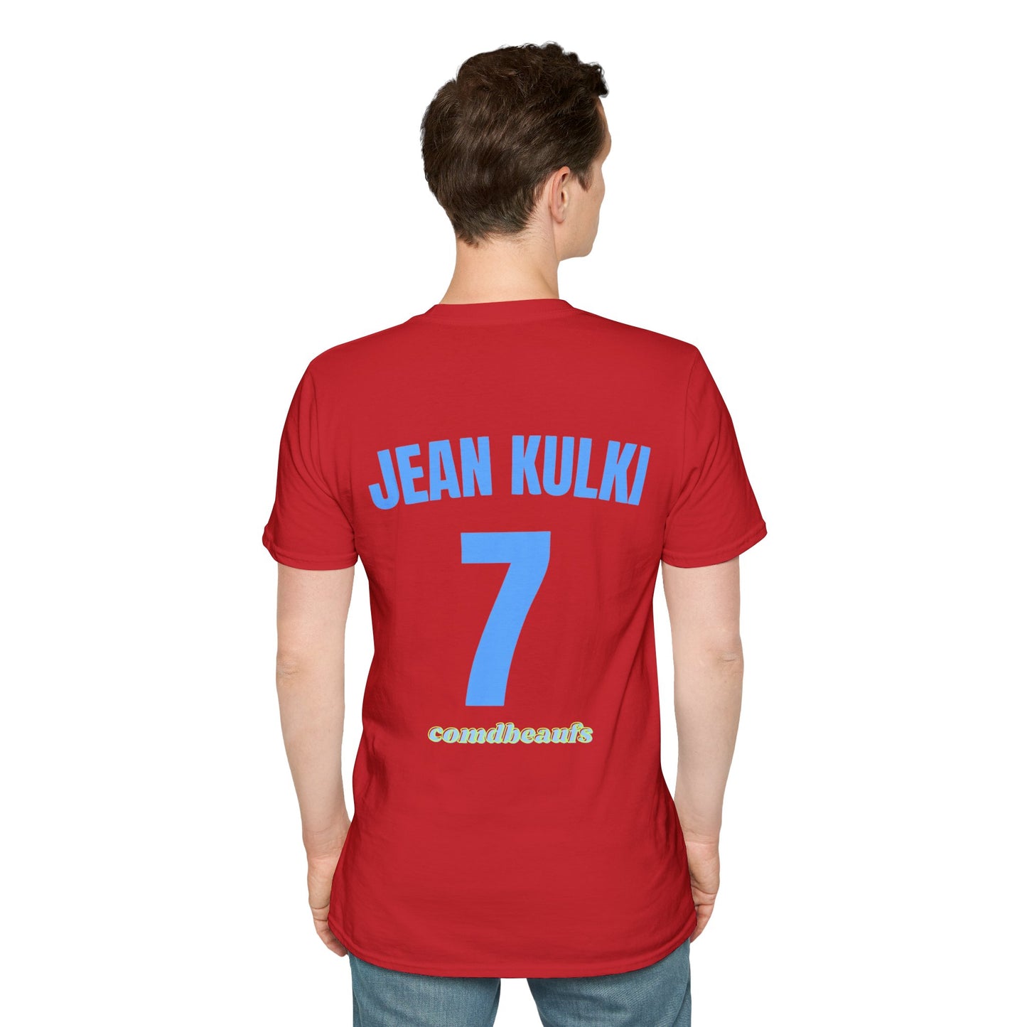 T-shirt type maillot " Jean Kulki " Com'd Beaufs - UNISEX