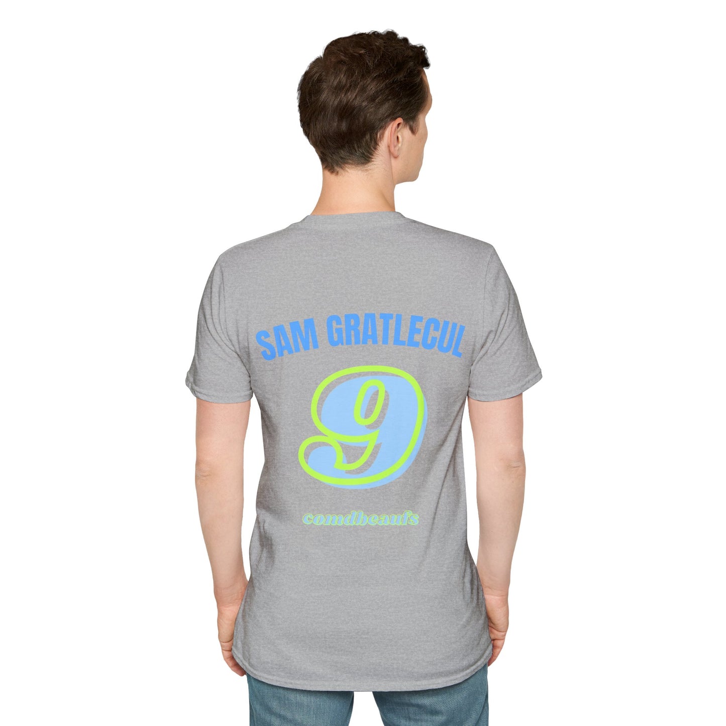 T-shirt type maillot " Sam Gratlecul " Com'd Beaufs - UNISEX