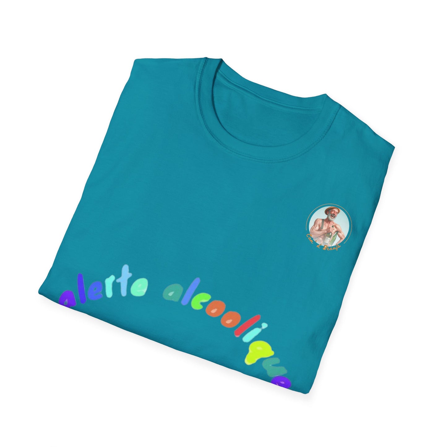 T-Shirt " Alerte Alcoolique " Com'd Beaufs - UNISEX