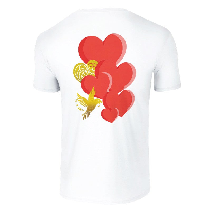 T-shirt " Grand cœur, petit pénis " Com'd Beaufs - UNISEX