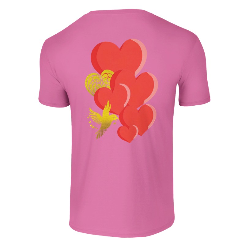 T-shirt " Grand cœur, petit pénis " Com'd Beaufs - UNISEX