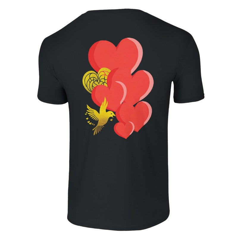 T-shirt " Grand cœur, petit pénis " Com'd Beaufs - UNISEX