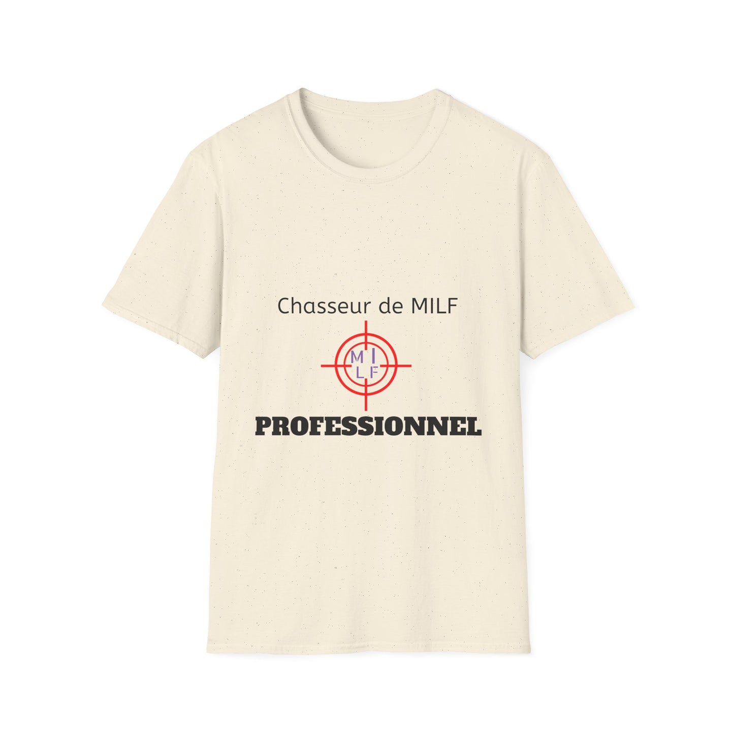 T-Shirt "Chasseur De Milf" Com'd Beaufs - UNISEX