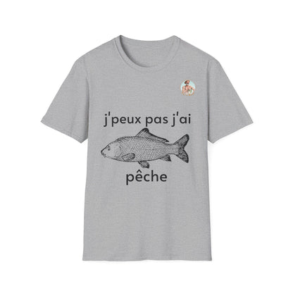 T-Shirt j'peux pas j'ai pêche Com'd Beaufs - UNISEX