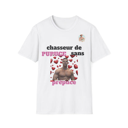 T-Shirt "Chasseur Pupuce sans prépuce " Com'd Beaufs - UNISEX