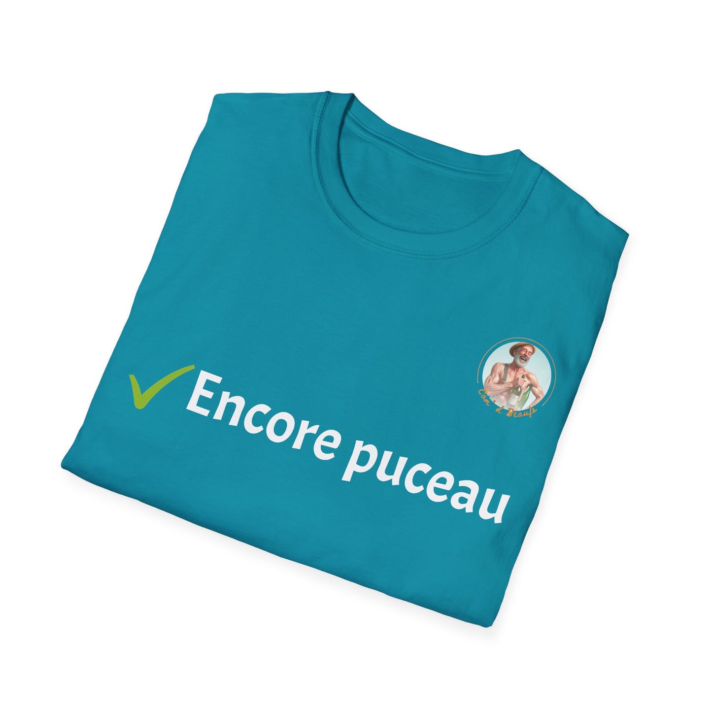 T-shirt "encore puceau" Com'd Beaufs - UNISEX