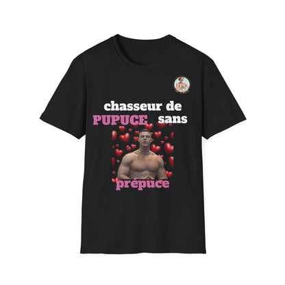 T-Shirt "Chasseur Pupuce sans prépuce " Com'd Beaufs - UNISEX