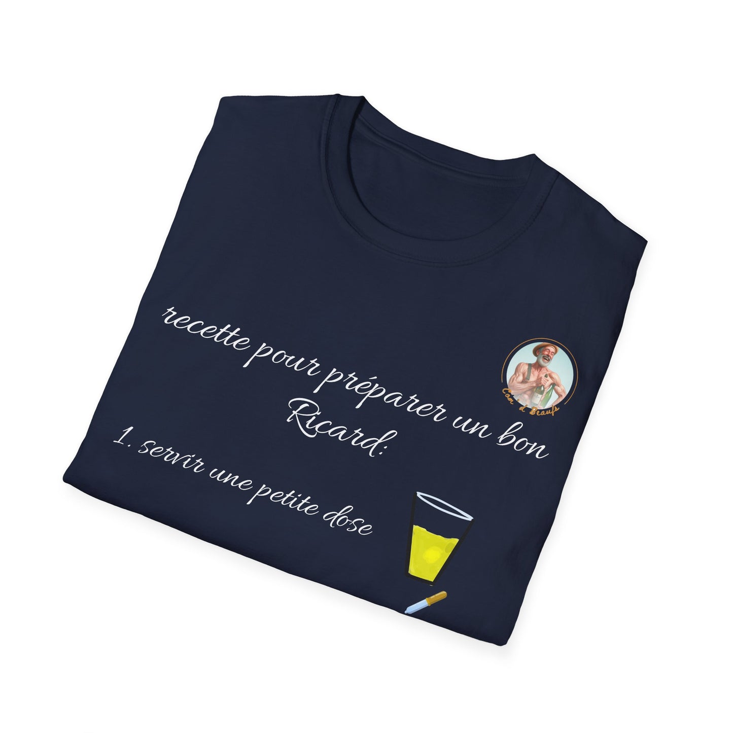 T- shirt "recette pour un bon Ricard" - UNISEX