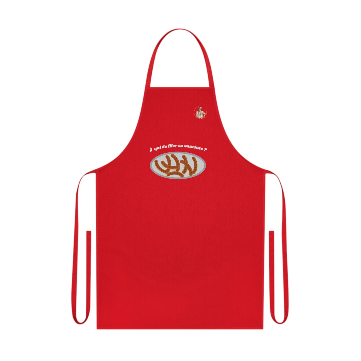 tablier  "À qui de filer sa saucisse ?" Comdbeaufs - UNISEX