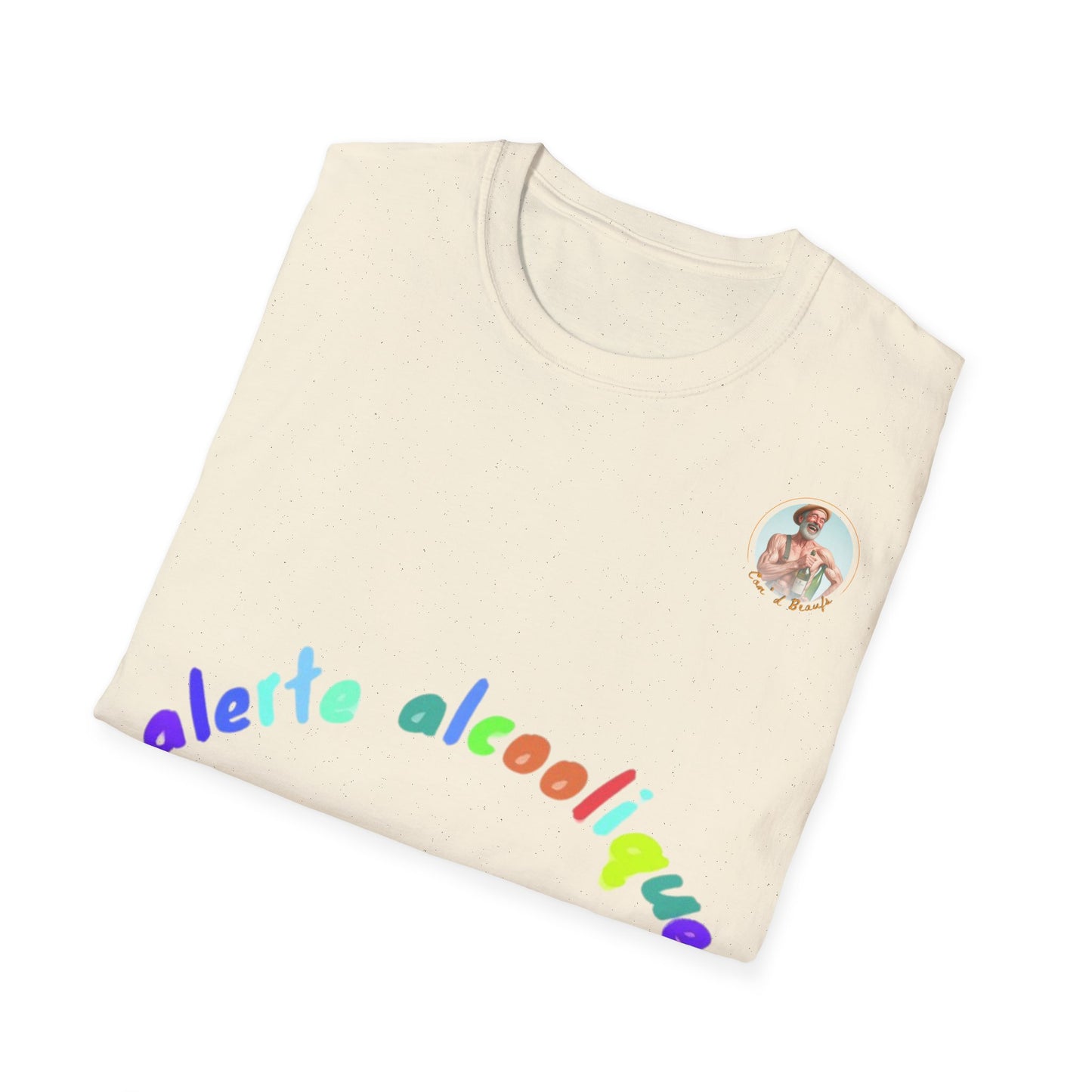 T-Shirt " Alerte Alcoolique " Com'd Beaufs - UNISEX