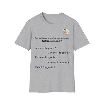 T- shirt "Famille Titegoute" Com'd Beaufs - UNISEX