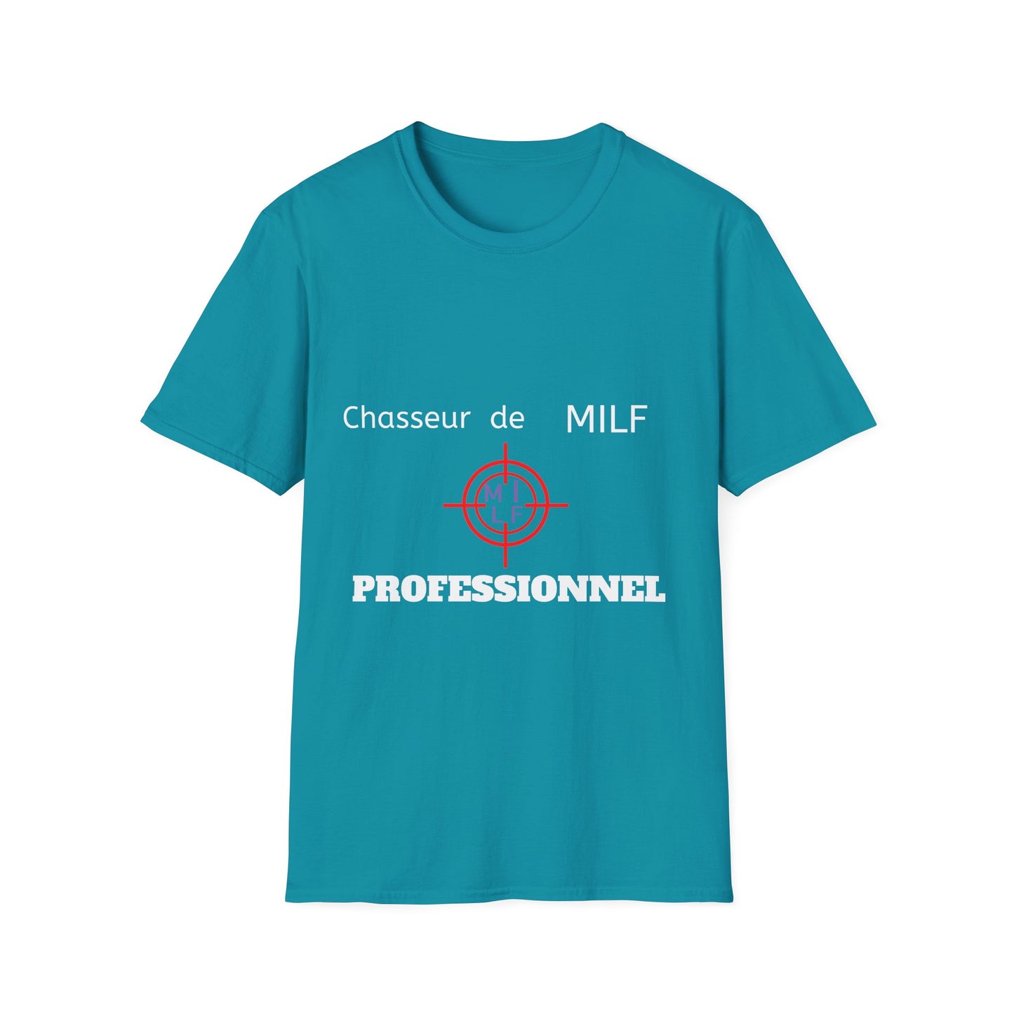 T-Shirt "Chasseur De Milf" Com'd Beaufs - UNISEX