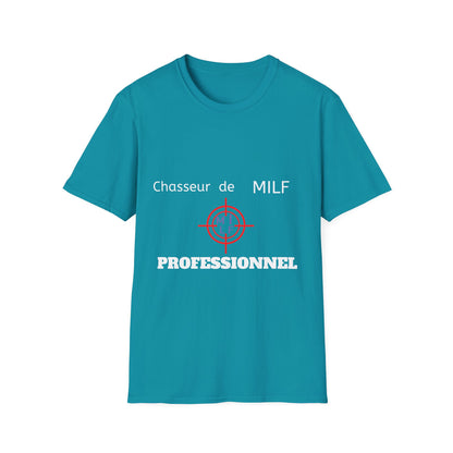 T-Shirt "Chasseur De Milf" Com'd Beaufs - UNISEX