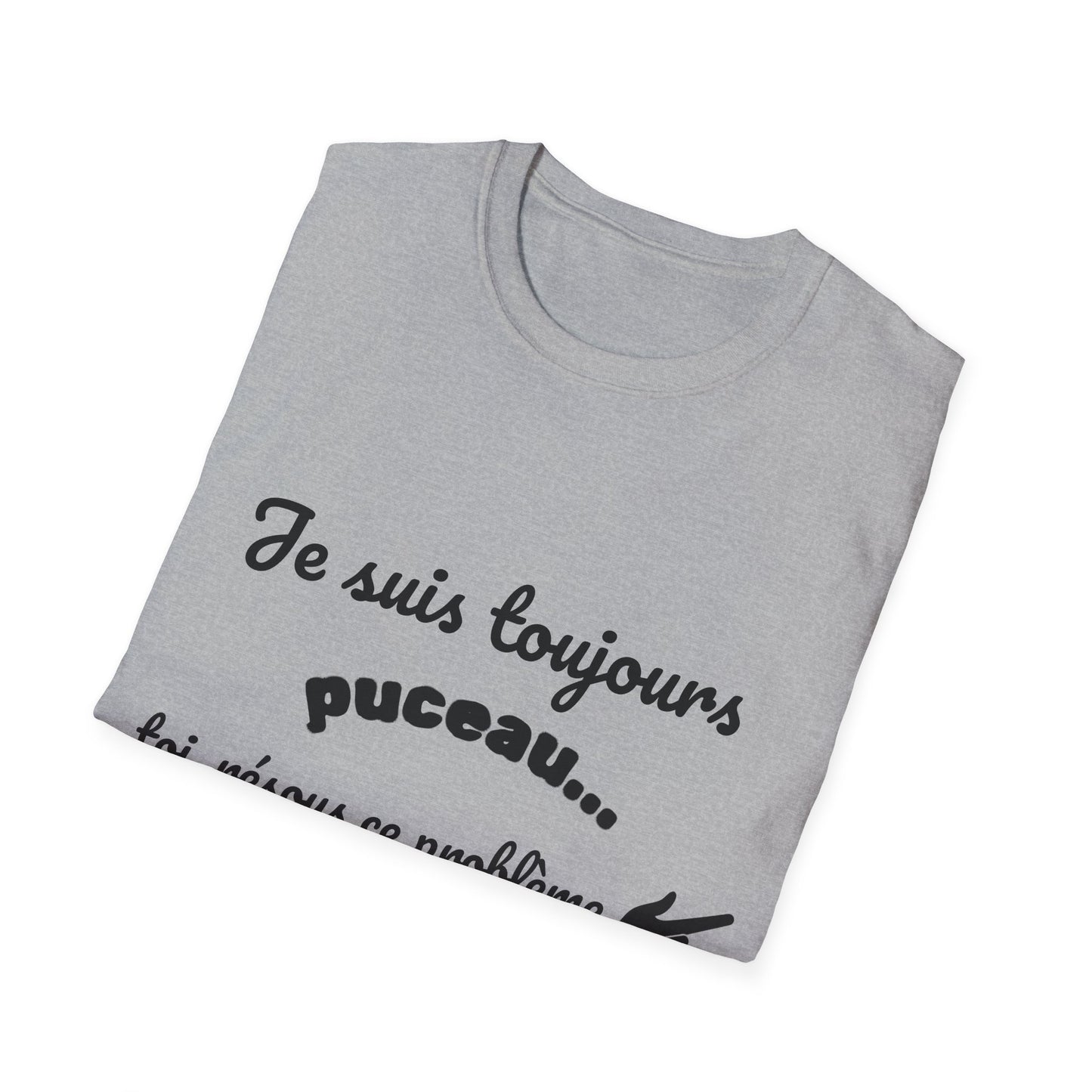 T-shirt "encore puceau" Com'd Beaufs - UNISEX