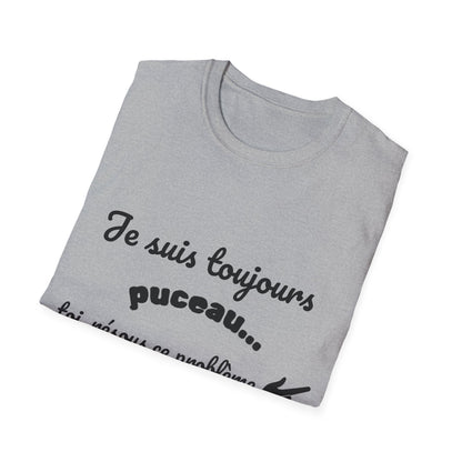 T-shirt "encore puceau" Com'd Beaufs - UNISEX