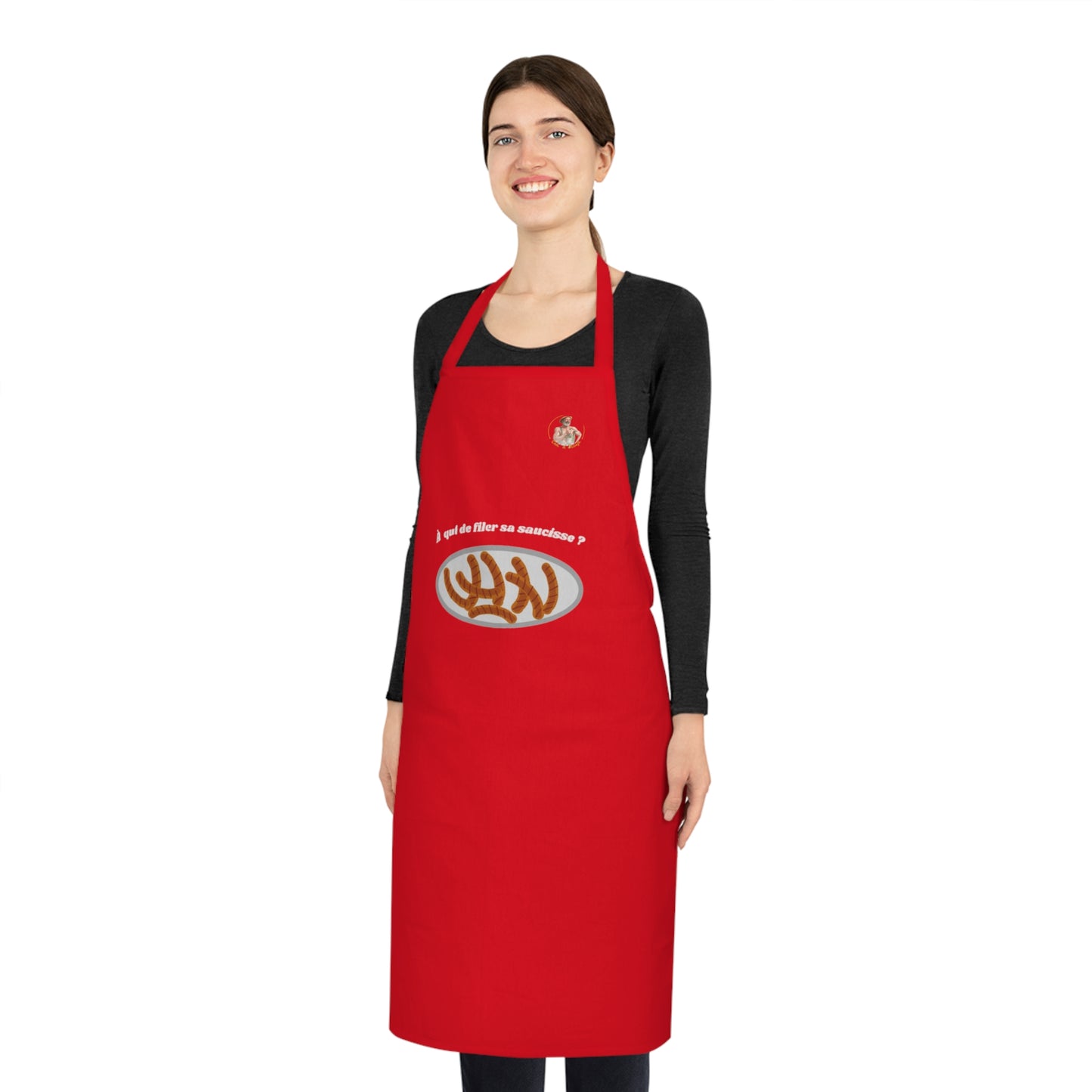 tablier  "À qui de filer sa saucisse ?" Comdbeaufs - UNISEX