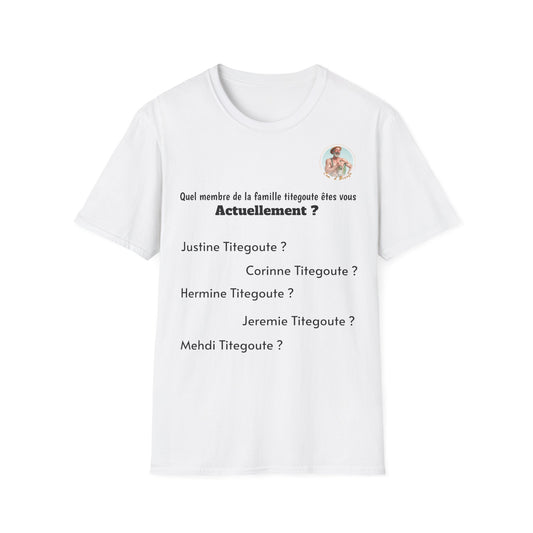 T- shirt "Famille Titegoute" Com'd Beaufs - UNISEX
