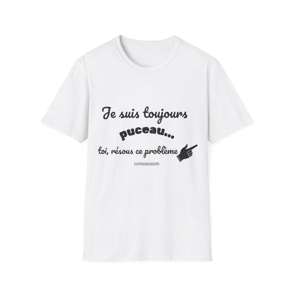 T-shirt "encore puceau" Com'd Beaufs - UNISEX
