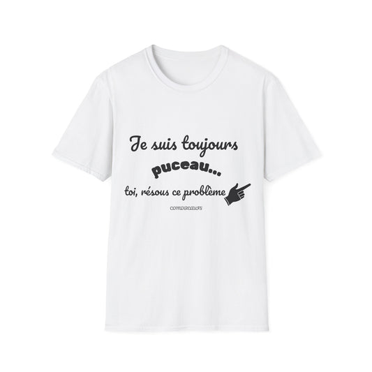 T-shirt "encore puceau" Com'd Beaufs - UNISEX
