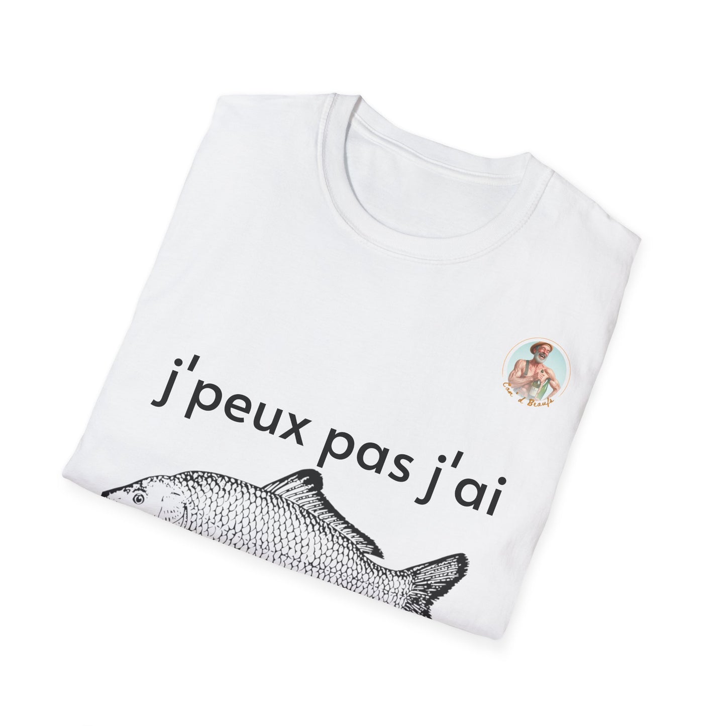 T-Shirt j'peux pas j'ai pêche Com'd Beaufs - UNISEX