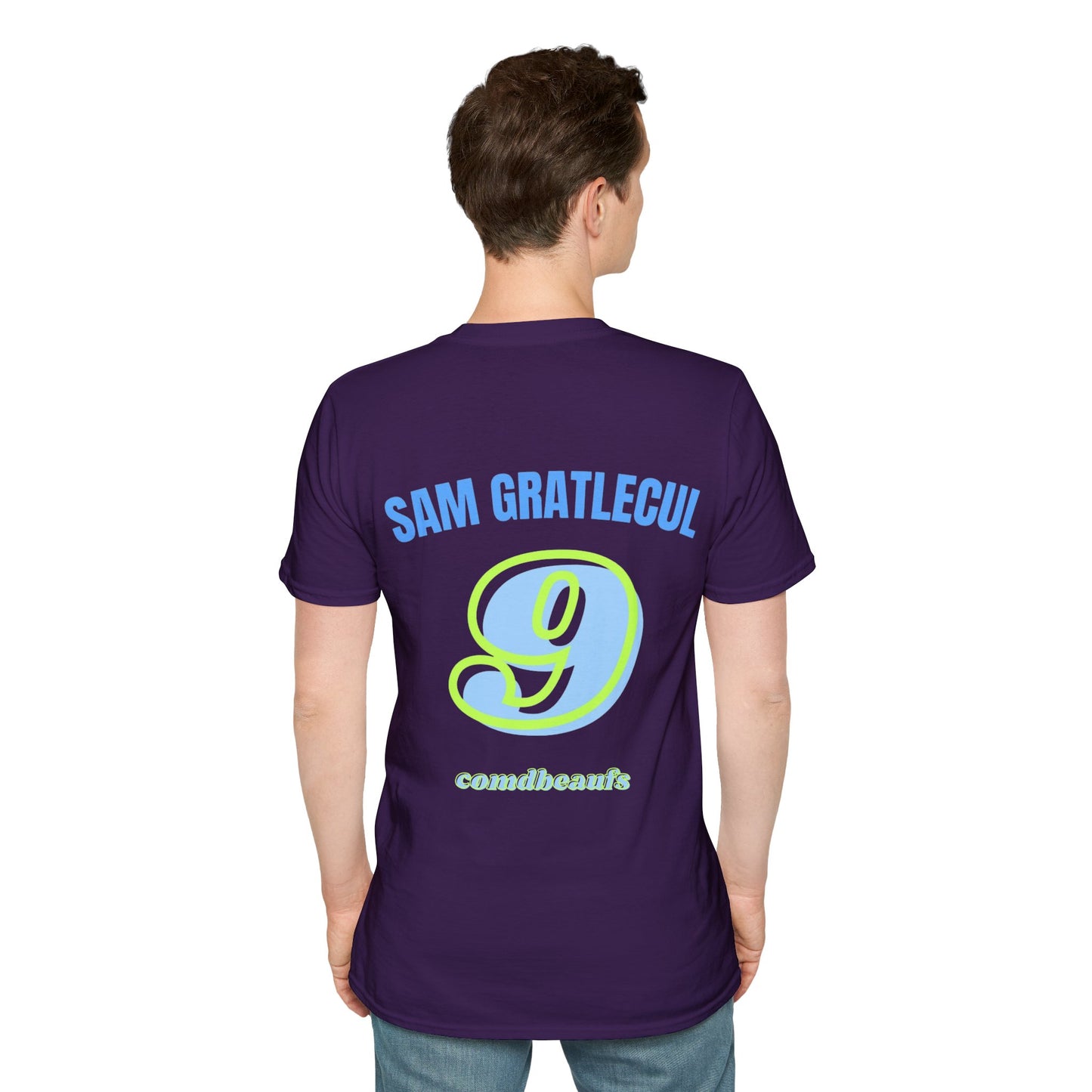 T-shirt type maillot " Sam Gratlecul " Com'd Beaufs - UNISEX