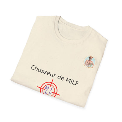 T-Shirt "Chasseur De Milf" Com'd Beaufs - UNISEX