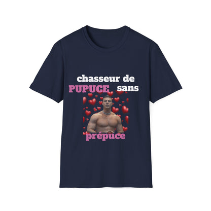T-Shirt "Chasseur Pupuce sans prépuce " Com'd Beaufs - UNISEX