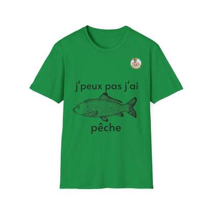 T-Shirt j'peux pas j'ai pêche Com'd Beaufs - UNISEX