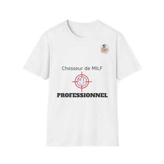 T-Shirt "Chasseur De Milf" Com'd Beaufs - UNISEX