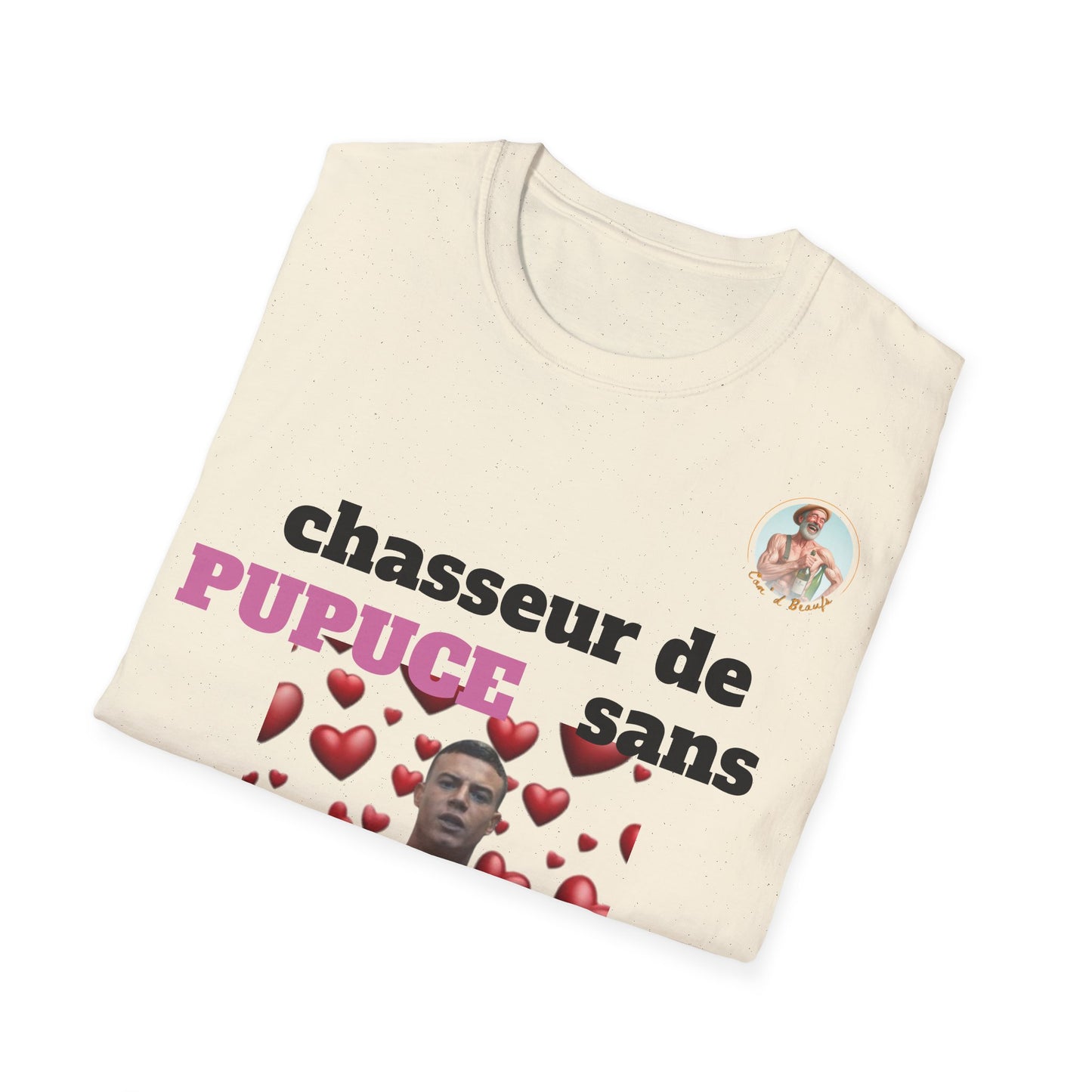 T-Shirt "Chasseur Pupuce sans prépuce " Com'd Beaufs - UNISEX