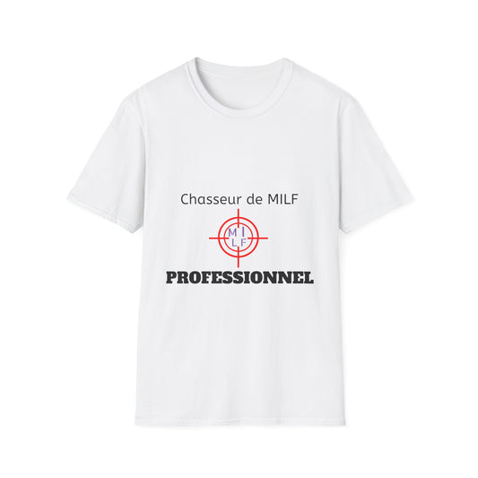 T-Shirt "Chasseur De Milf" Com'd Beaufs - UNISEX