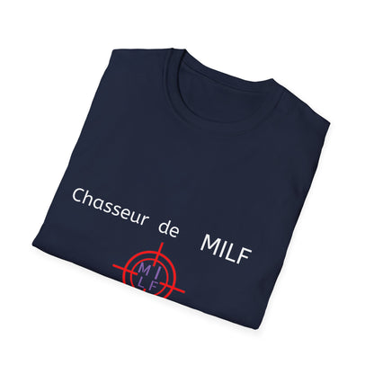 T-Shirt "Chasseur De Milf" Com'd Beaufs - UNISEX