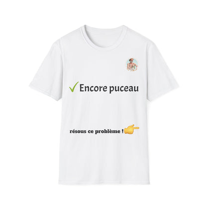T-shirt "encore puceau" Com'd Beaufs - UNISEX