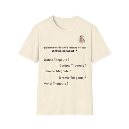 T- shirt "Famille Titegoute" Com'd Beaufs - UNISEX