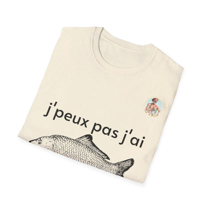 T-Shirt j'peux pas j'ai pêche Com'd Beaufs - UNISEX